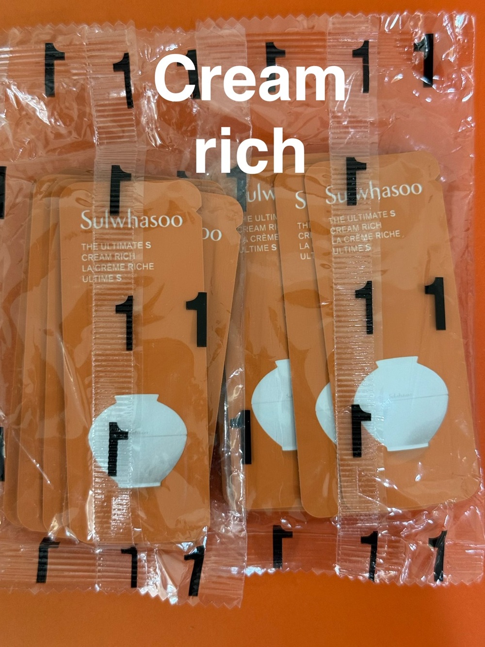 SULWHASOO The Ultimate S Cream Rich 1ml x 24pcs(24ml) Anti-aging Cream
